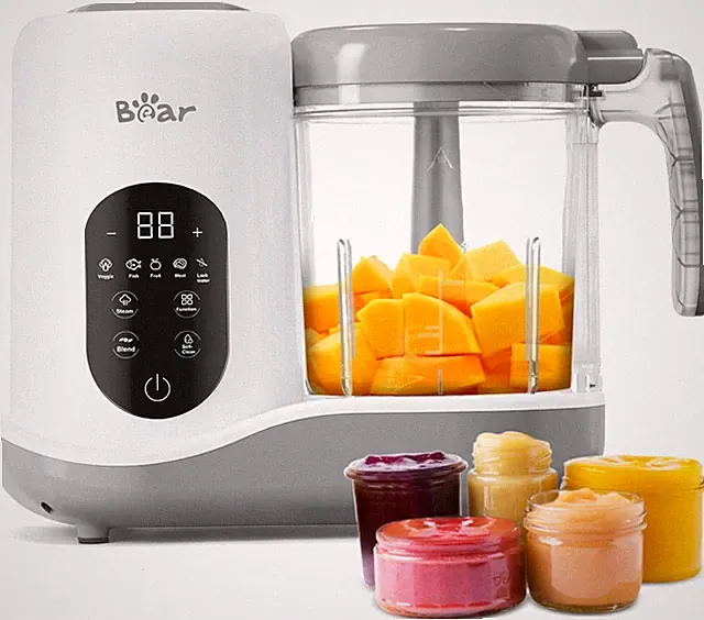 2024 Baby Food Maker | One Step Baby Food Processor Steamer Puree Blender | Auto