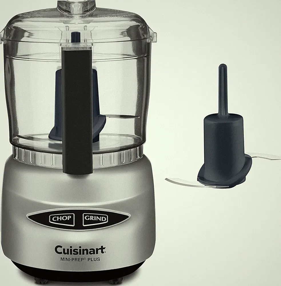 24oz Mini Food Processor Stainless Blade Herbs Veggies Cheese Chrome DLC-2ABC