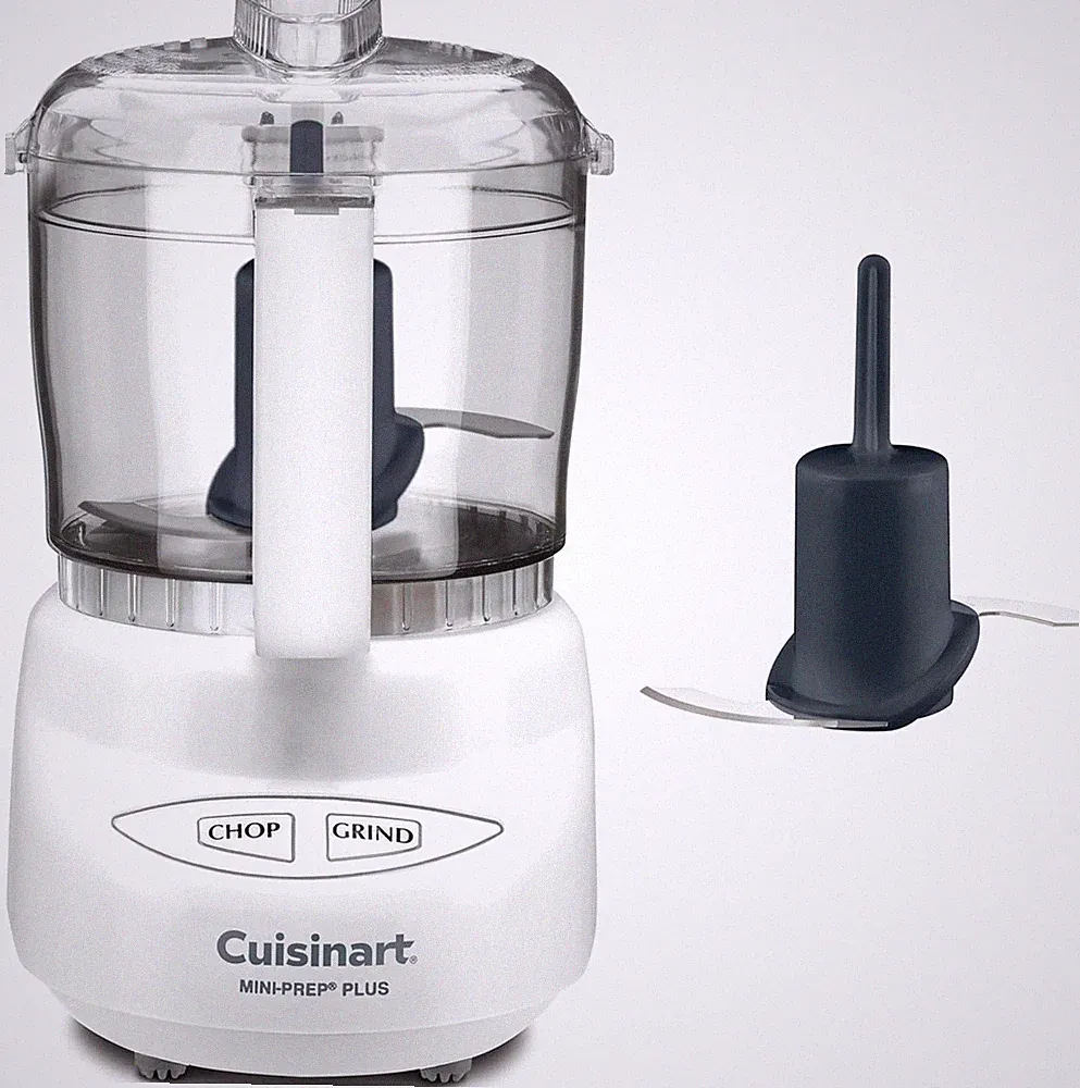 24oz Mini Food Processor Stainless Blade Herbs Veggies Cheese Prep DLC-2A White