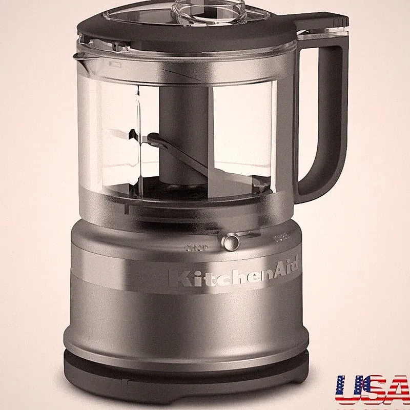 3.5 Cup Food Processor W/ Locking Blade Convenient Pour Spout & Dishwasher Safe