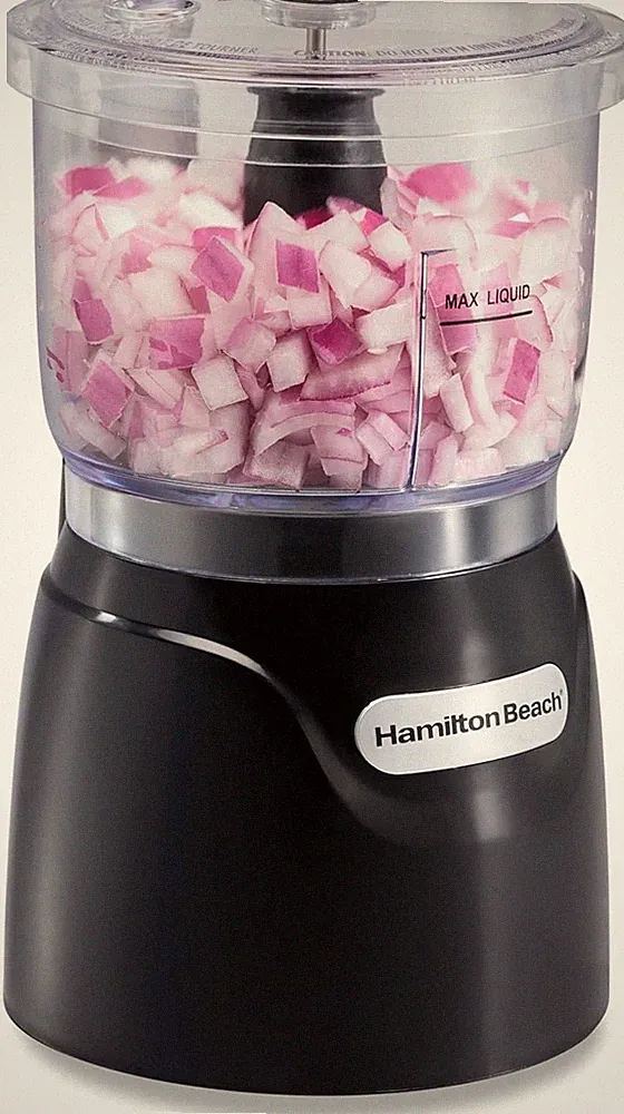 🔥3 Cup Electric Food Chopper Mini Vegetable Processor Garlic Onion Meat Nut Cut