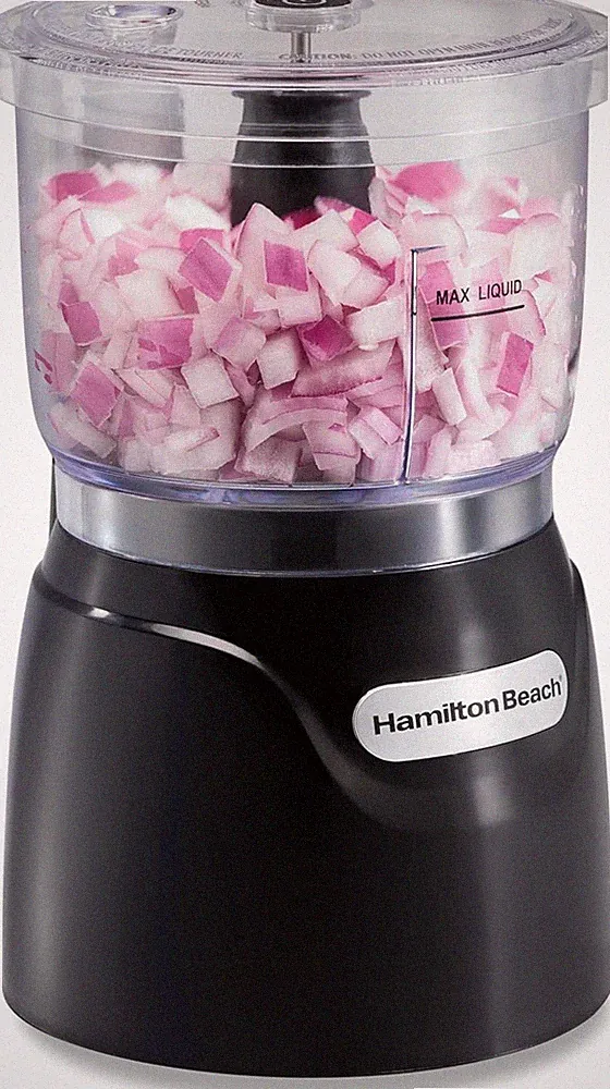 3 Cup Electric Vegetable Chopper & Mini Food Processor