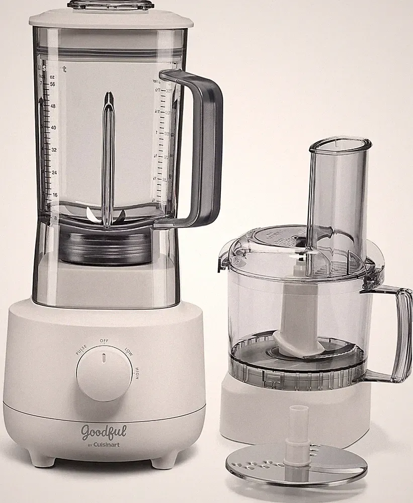 3 Cup Mini Food Processor and 56 Ounce Blender by Cuisinart - White | NEW