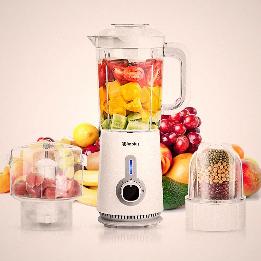 3 in 1 Blender and Food Processor Combo for Kitchen, Small Electric Food Chop...