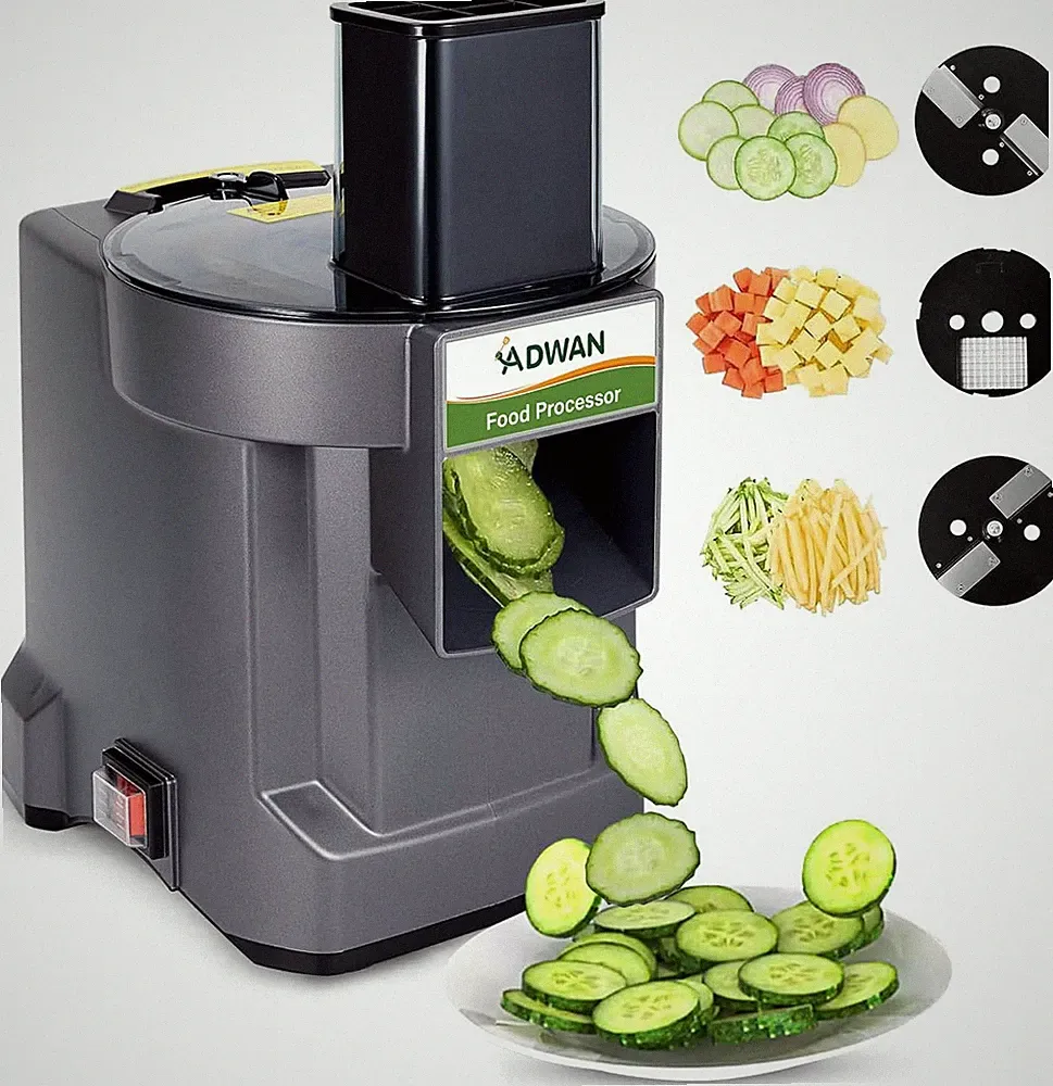 3-in-1 Electric Vegetable Chopper with 3 Blades for Fast Food Prep