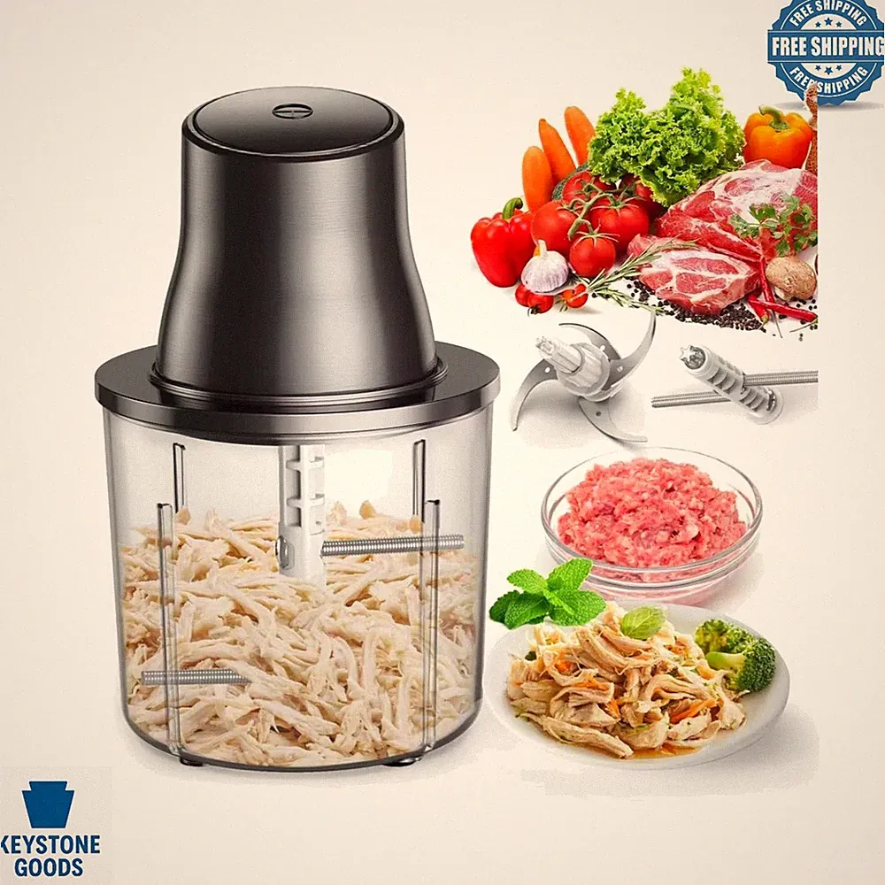 3-in-1 Food Processor & Chicken Shredder, 1.5L, 250W