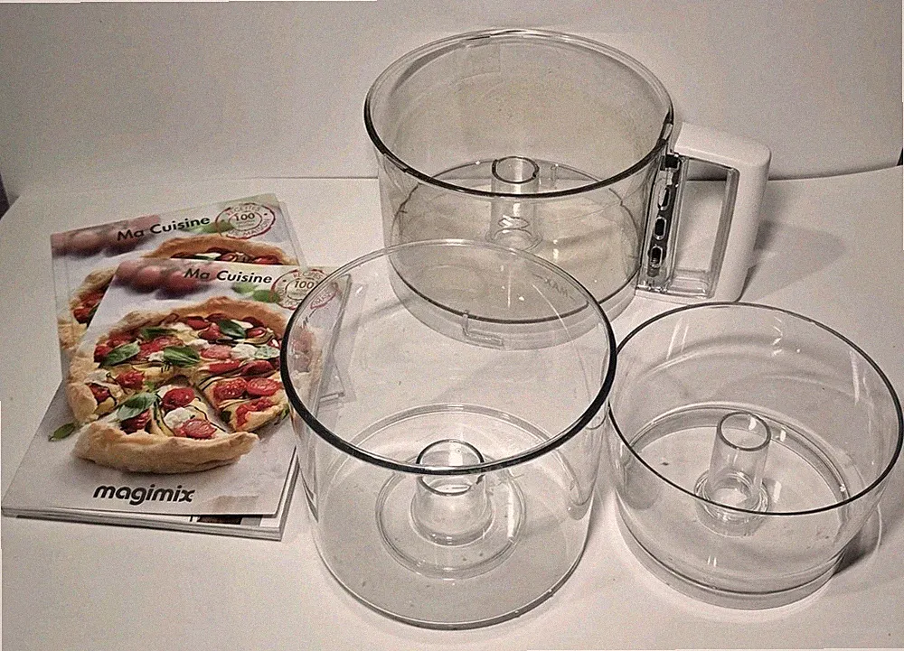 3 Magimix Cuisine 4200 Xl Food Processor Main Mini And Midi Bowls With Books