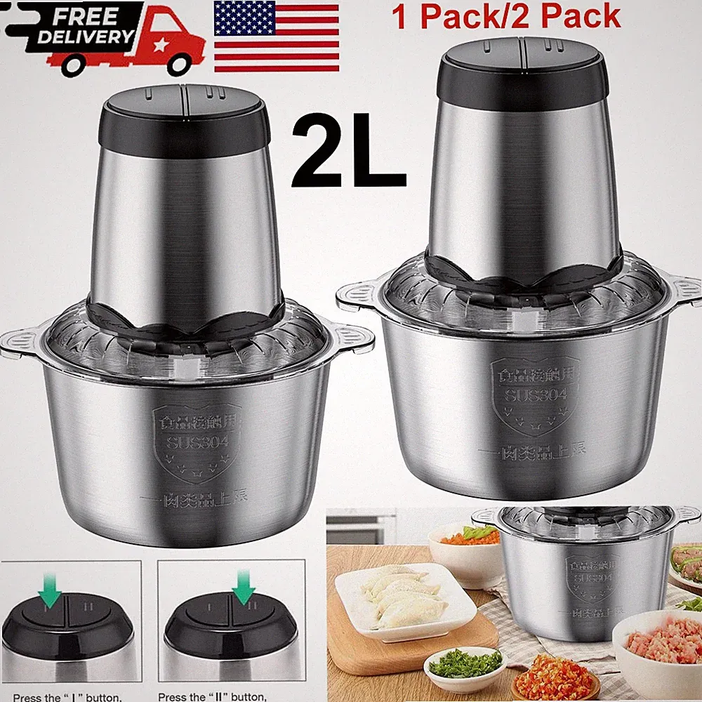 300W Electric Meat Grinder Mincer Mixer Blender Food Chopper Processor Blenders