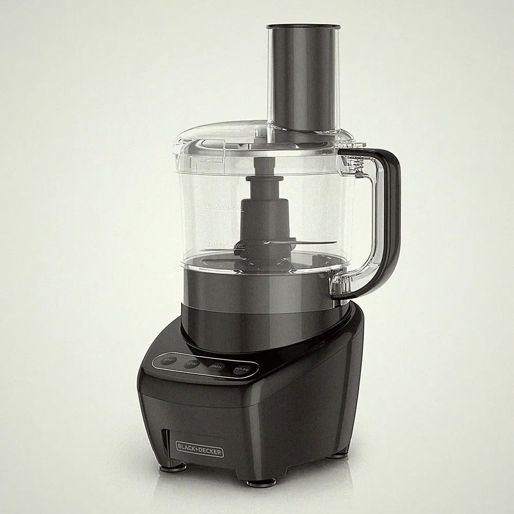 3in1 Easy Assembly 8Cup Food Processor, Stainless Steel SBlade, EasyClean, To...