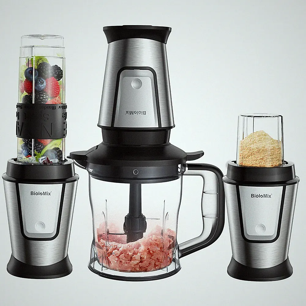 3in1 Multifunction Food Processor 700W Portable Juicer Blender Personal Smoothie