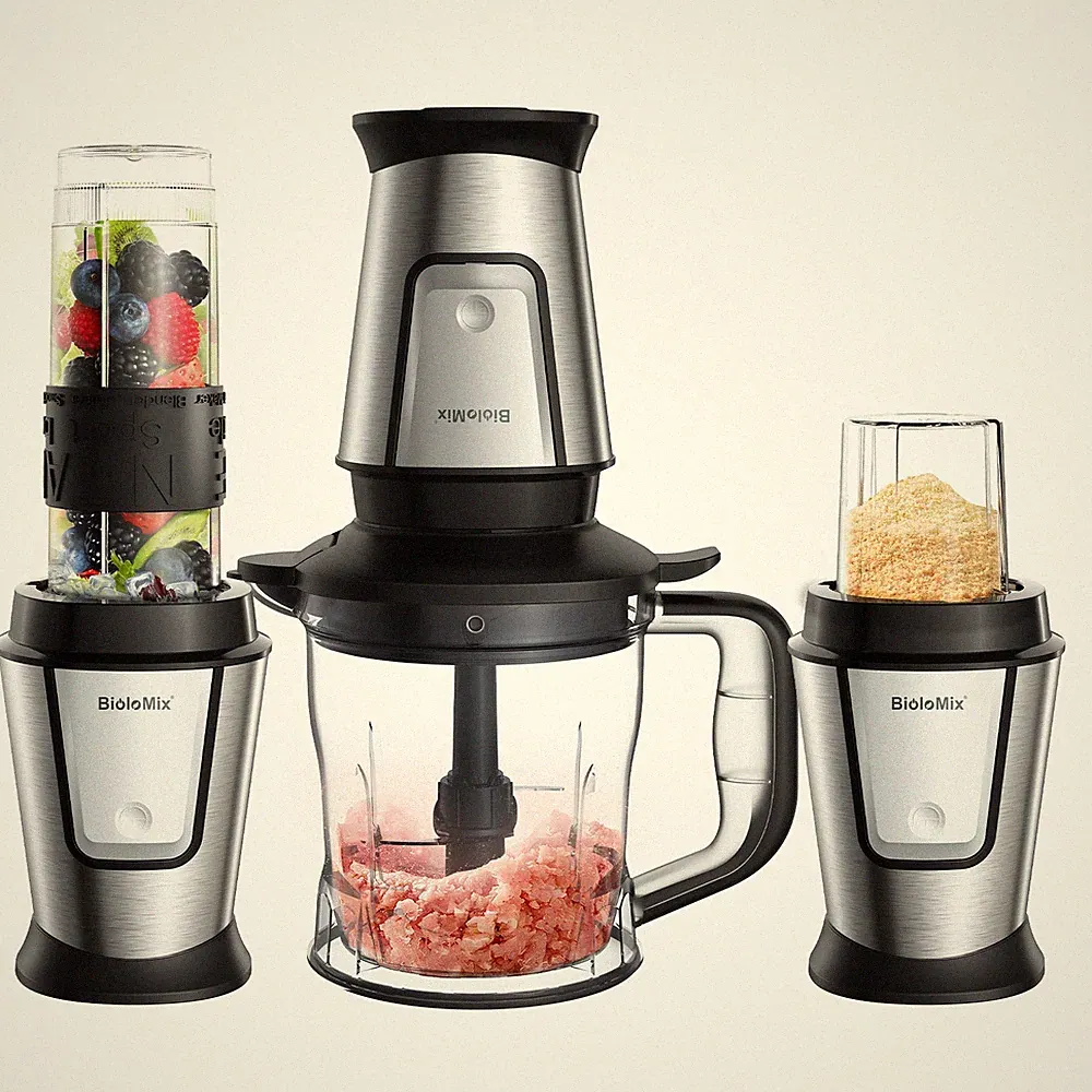 3in1 Multifunctional Food Processor 700W Portable Juicer Blender Smoothie Mixer