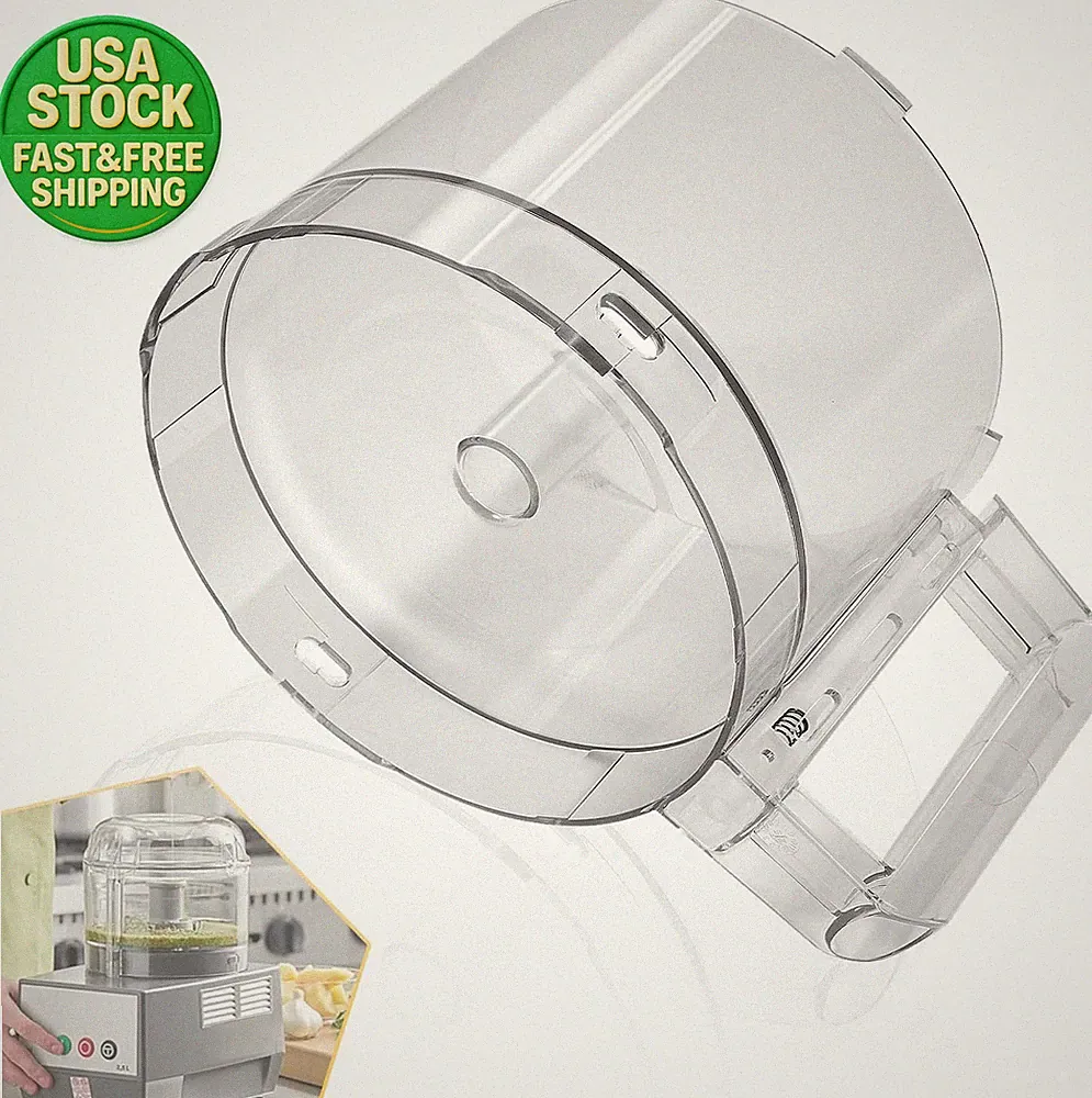 3QT Clear Bowl 112203 Replacement for Robot Coupe R2 R2B R2N Food Processor