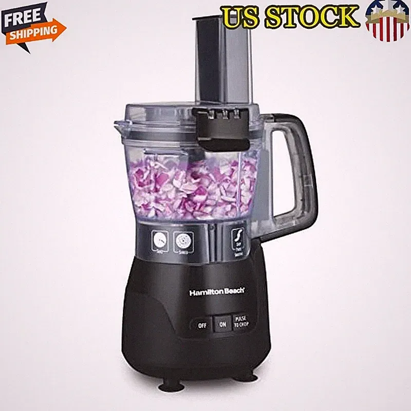 4-Cup Mini Food Processor Leak-Proof Bowl Easy Assembly Blend Chop Slice Shred
