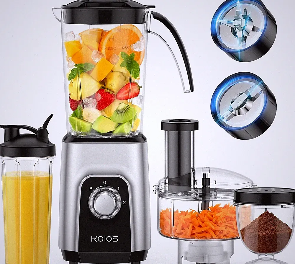 4-in-1 Blender/Food Processor Combo Max 1000W, Dishwasher Safe