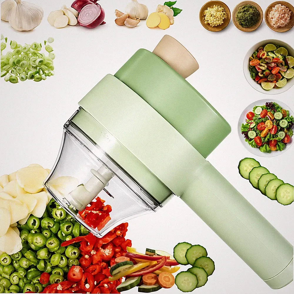4 in 1 Electric Vegetable chopper hand held, Ninja Food Chopper, Mini Fruit S...