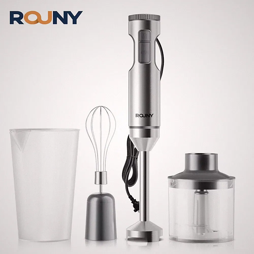 4-In-1 Hand Immersion Blender 1000W Powerful, Stainless Steel Stick Food Mixer,7