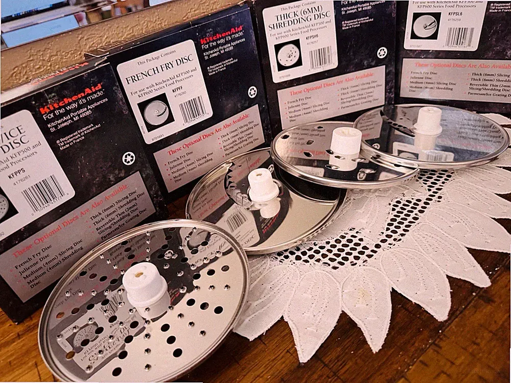 4 ~ KitchenAid Food Processor BLADES NEW in BOX Fits all KITCHENAID Processors