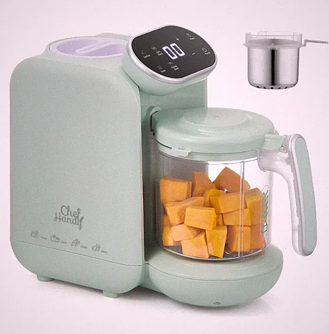 5 in 1 Baby Food Processor, Steamer & Blender with Touch Screen, Green