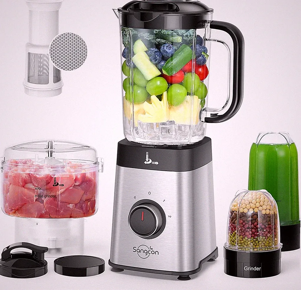 5 in 1 Blender and Food Processor Combo for Kitchen
