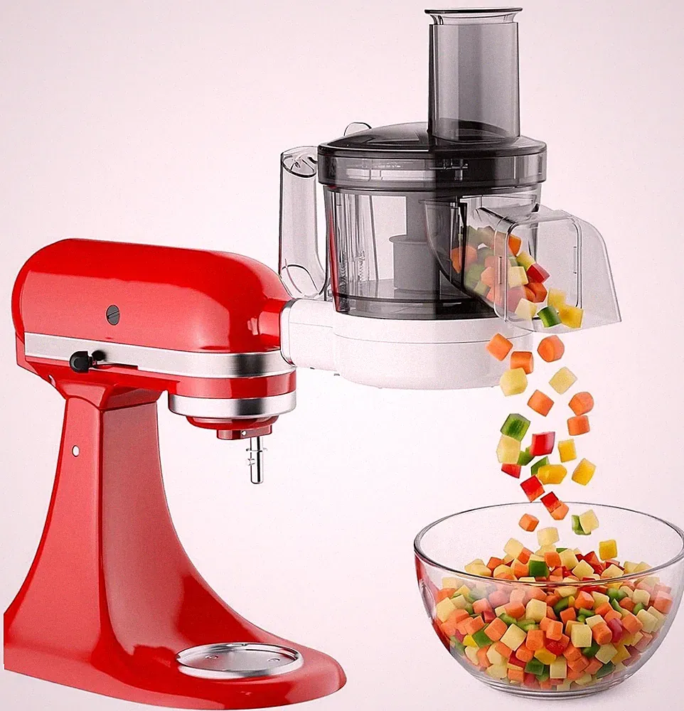 5-in-1 Food Processor for KitchenAid, Multifunctional Chopper...