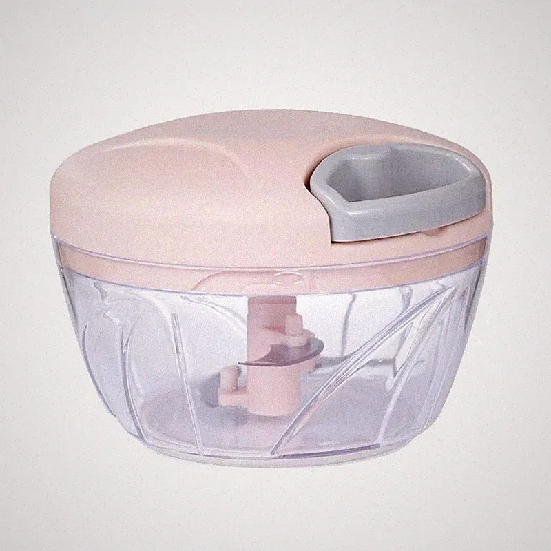 500/900ML Hand Chopper Manual Rope Food Processor Silcer Shredder Salad Maker Ga