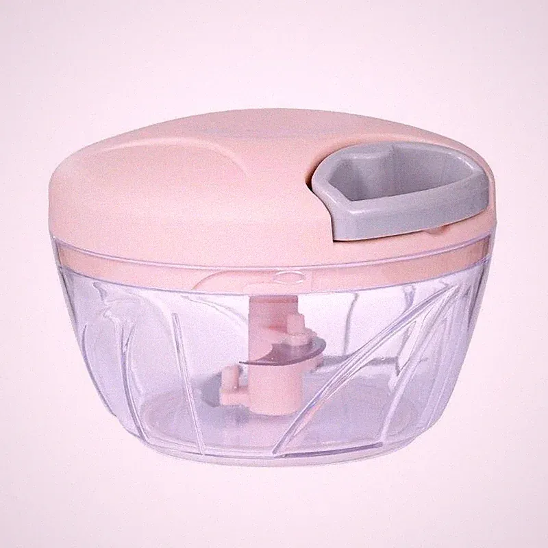 500/900ML Manual Meat Mincer Garlic Chopper Rotate Garlic Press Crusher Vegetabl