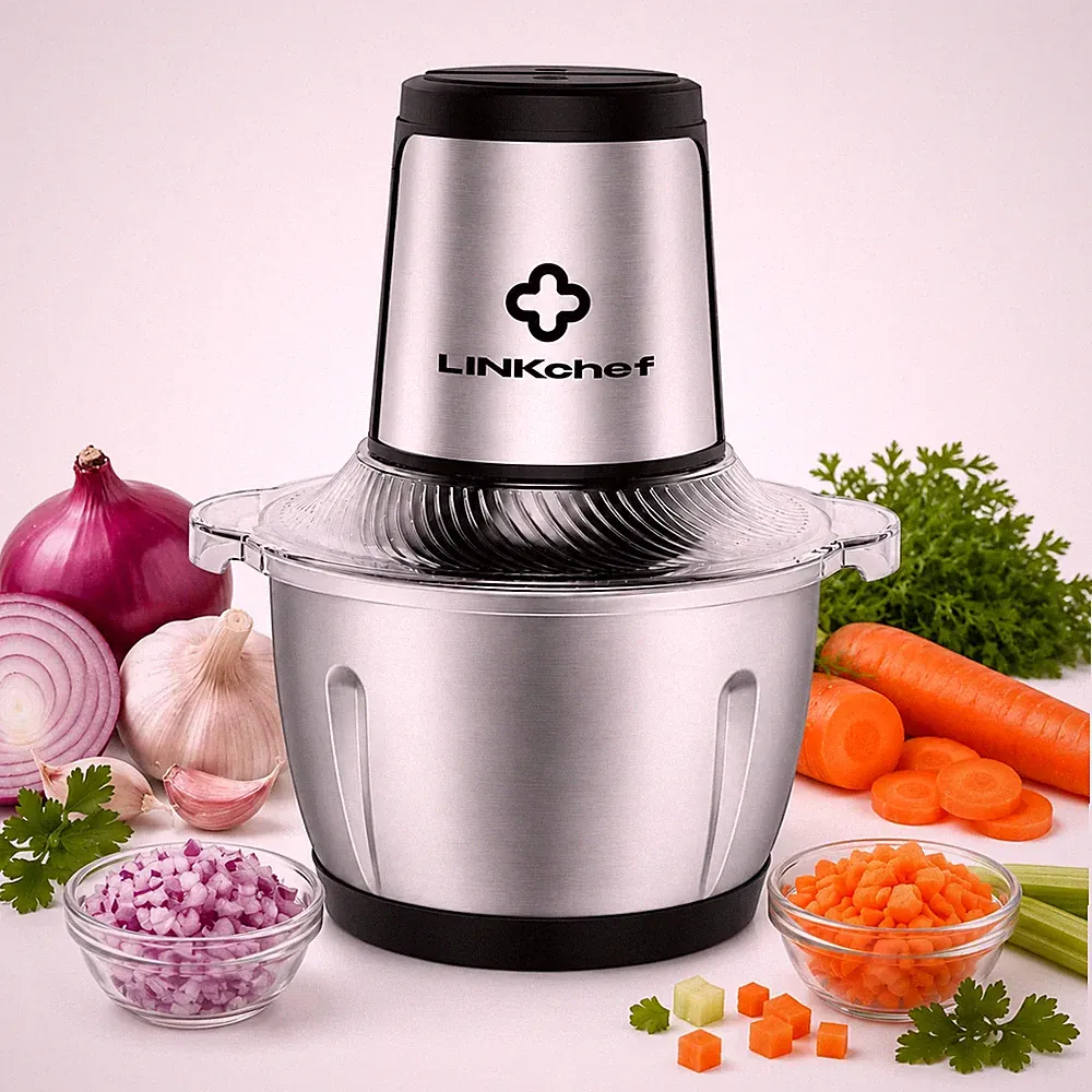6-Cup Food Processor, Electric Food Chopper & Meat Grinder for Vegetables