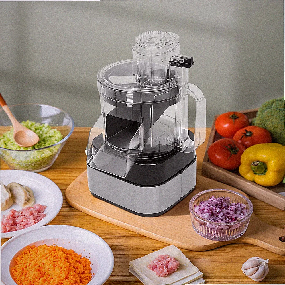 600W Electric Food Chopper Electric Stainless Steel Processor Meat Grinder Mixer
