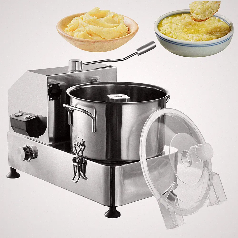 6L Commercial Food Processor Electric Vegetable Chopper Grinder 750w