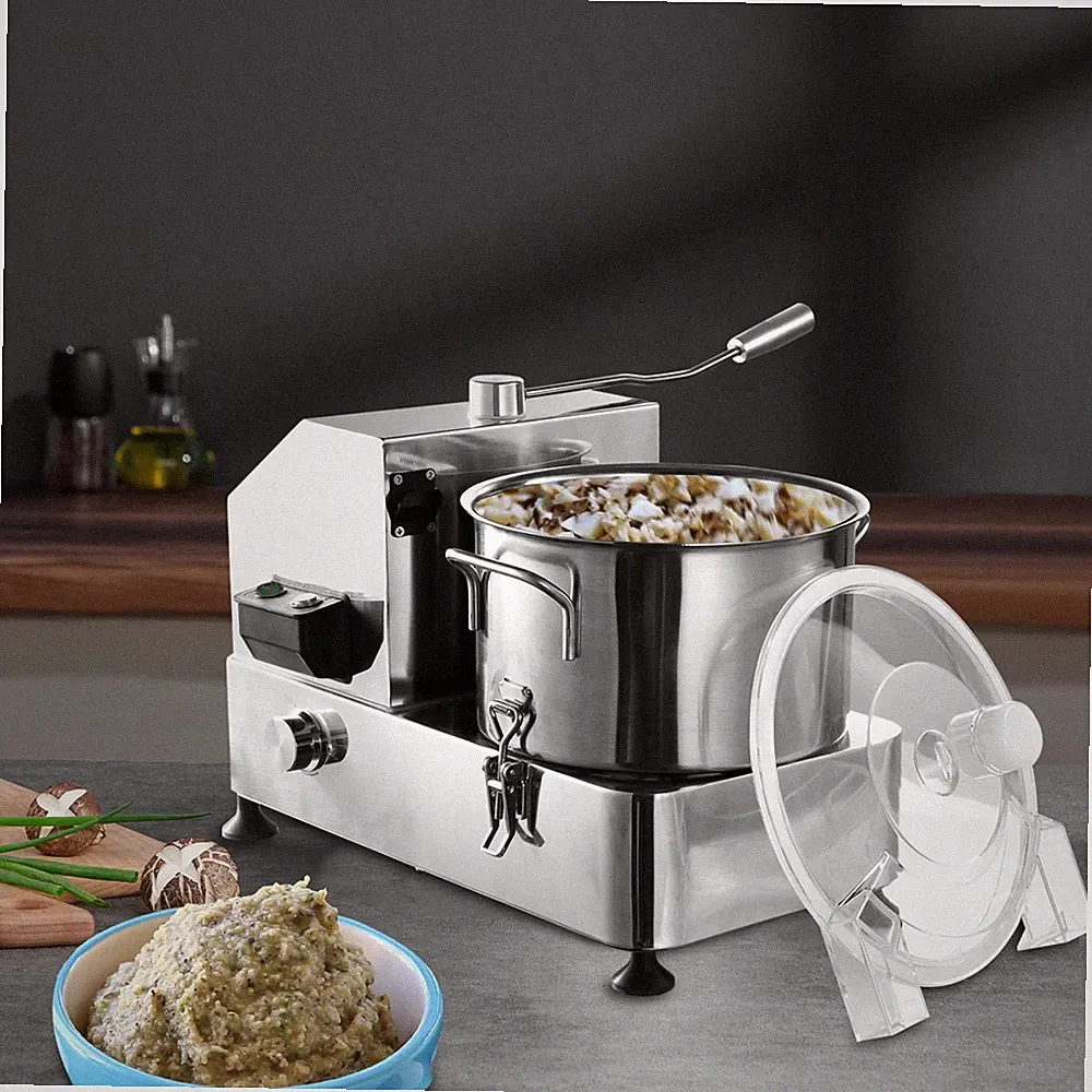 6L Commercial Food Processor Electric Vegetable Fruit Meat Cutter Food Chopper