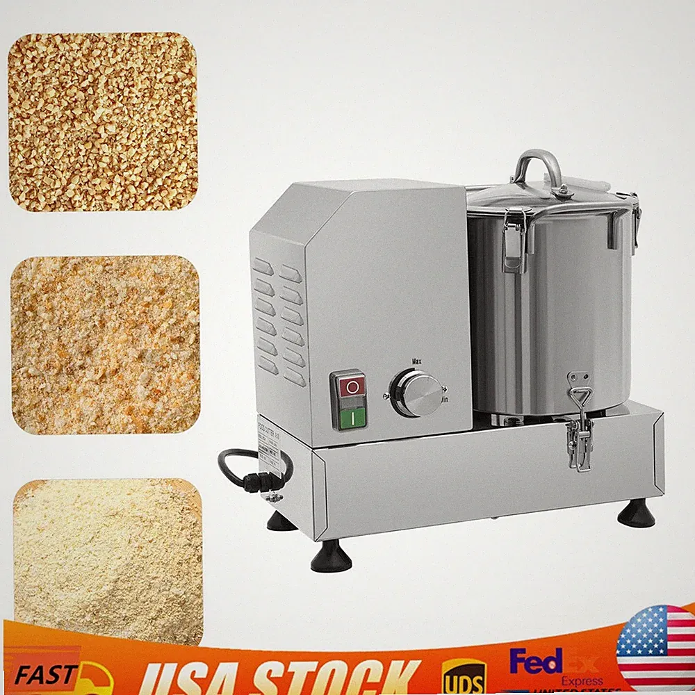 6L Commercial Food Processor Vegetable Chopper 110V Multi-Function Meat Mincer