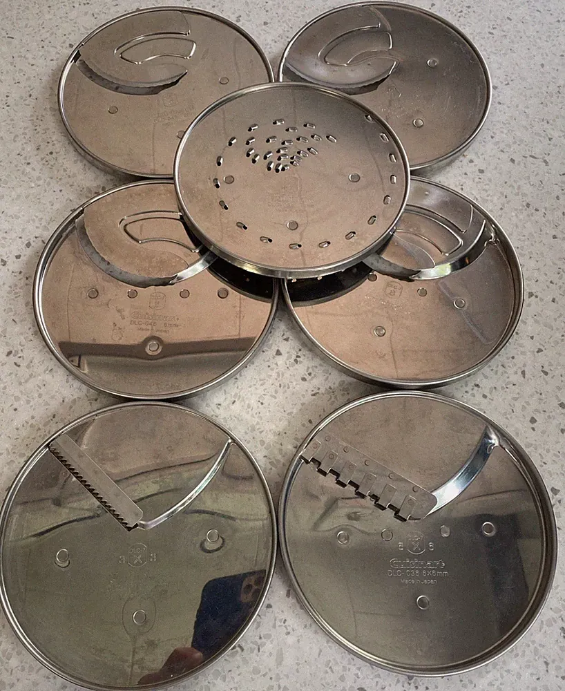 7 Cuisinart DLC Food Processor Disc Blade Slicing Julienne Shred French Fries