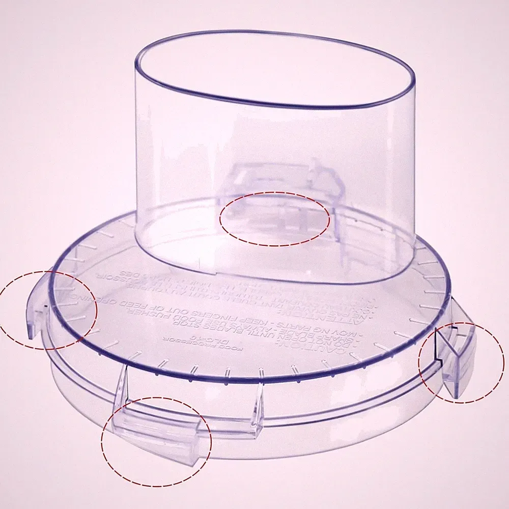 7-Cup Cuisinart DLC-10 Food Processor Work Bowl Cover - Tritan Replacement