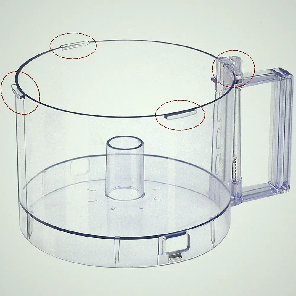 7 Cup Food Processor Work Bowl,FP-631AGTX-1 The 7 Cups, Transparent color