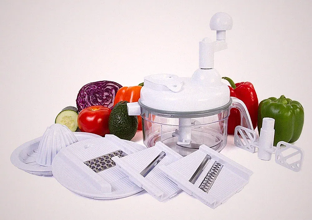 7 in 1 Food Chopper - As Seen on TV Manual Food Processor