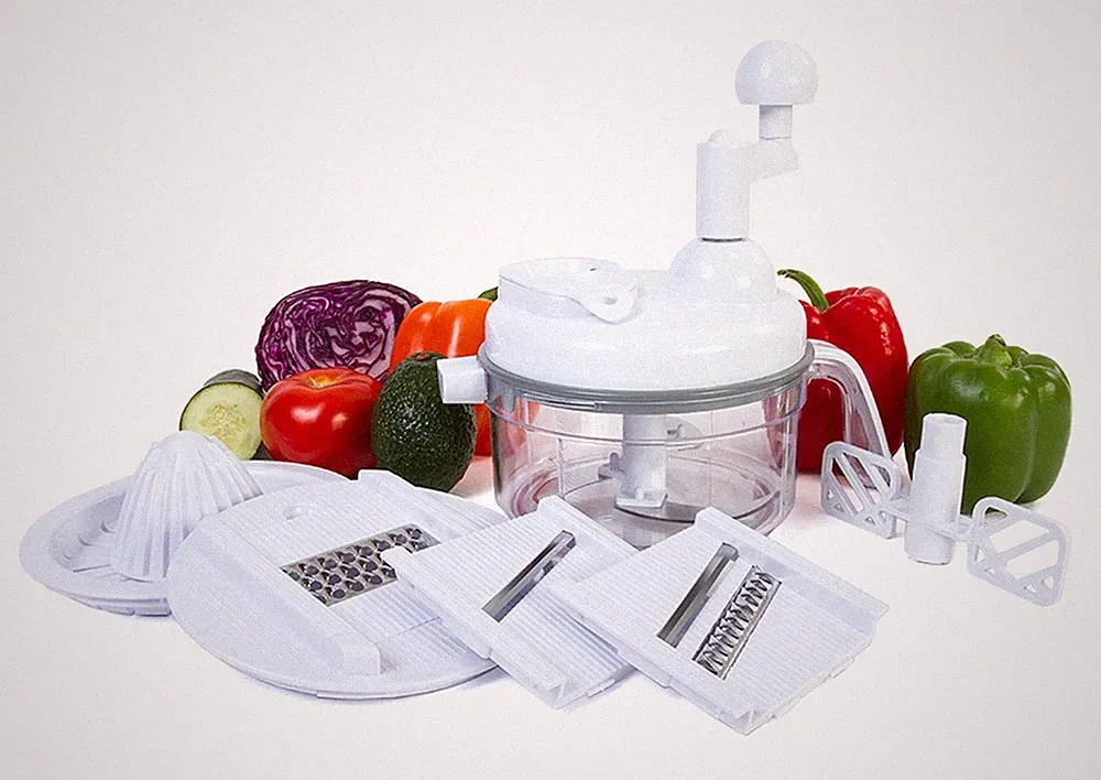 7 in 1 Food Chopper - As Seen on TV Manual Food Processor