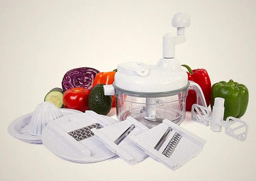 7 in 1 Food Chopper - As Seen on TV Manual Food Processor