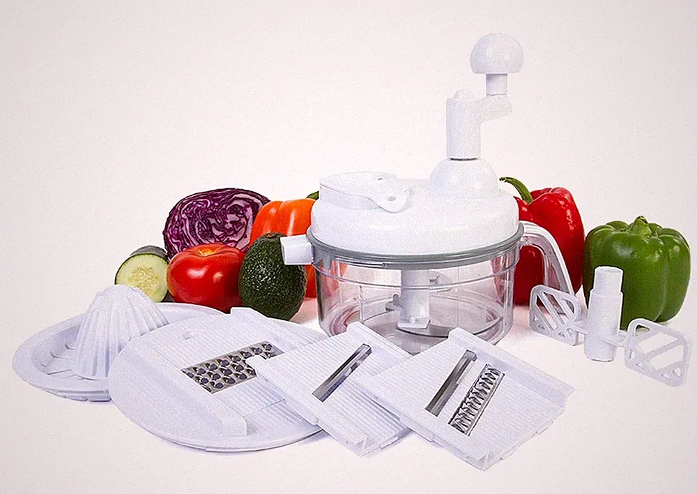 7 in 1 Manual Food Processor Chopper Multi Functional Kitchen Processor