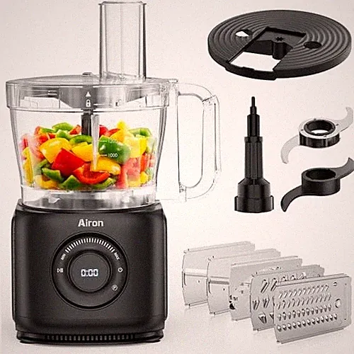 7-in-1 Professional Food Processor, 1000W Powerful Electric Vegetable Chopper