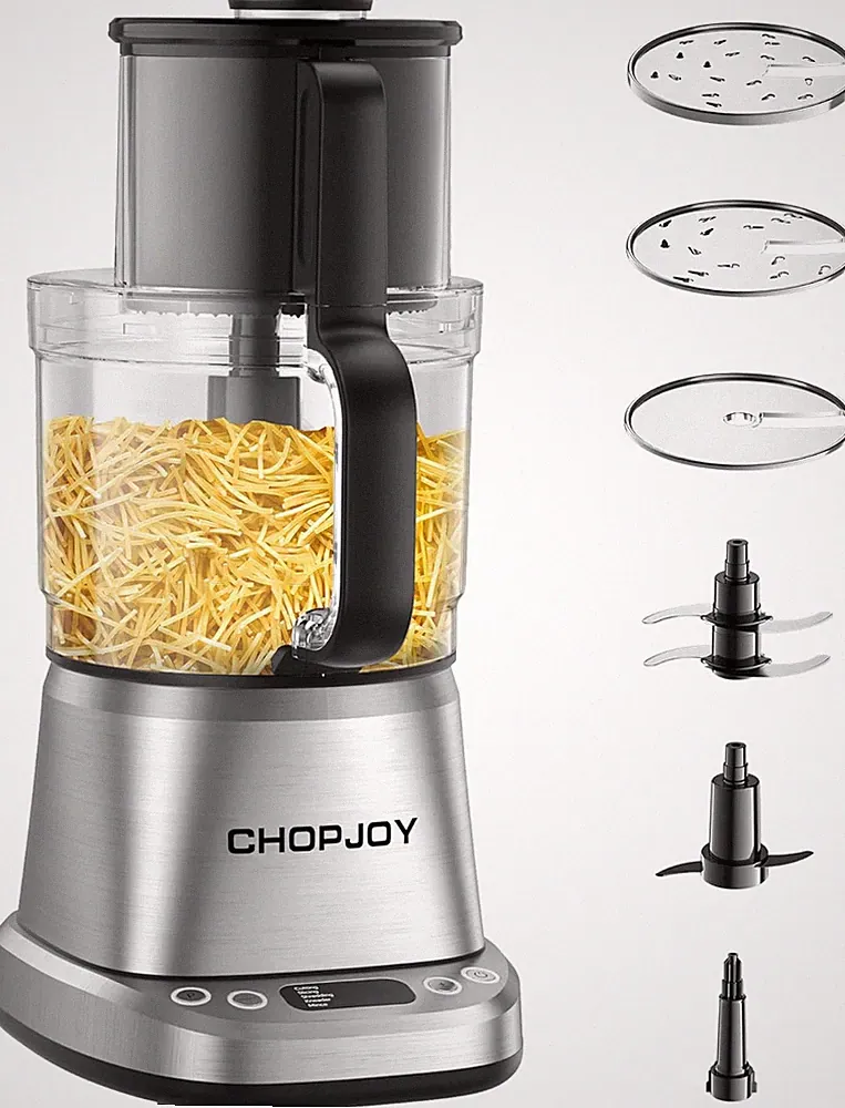 7-In-1 Professional Food Processor, 800W Powerful Electric Vegetable Chopper, 14