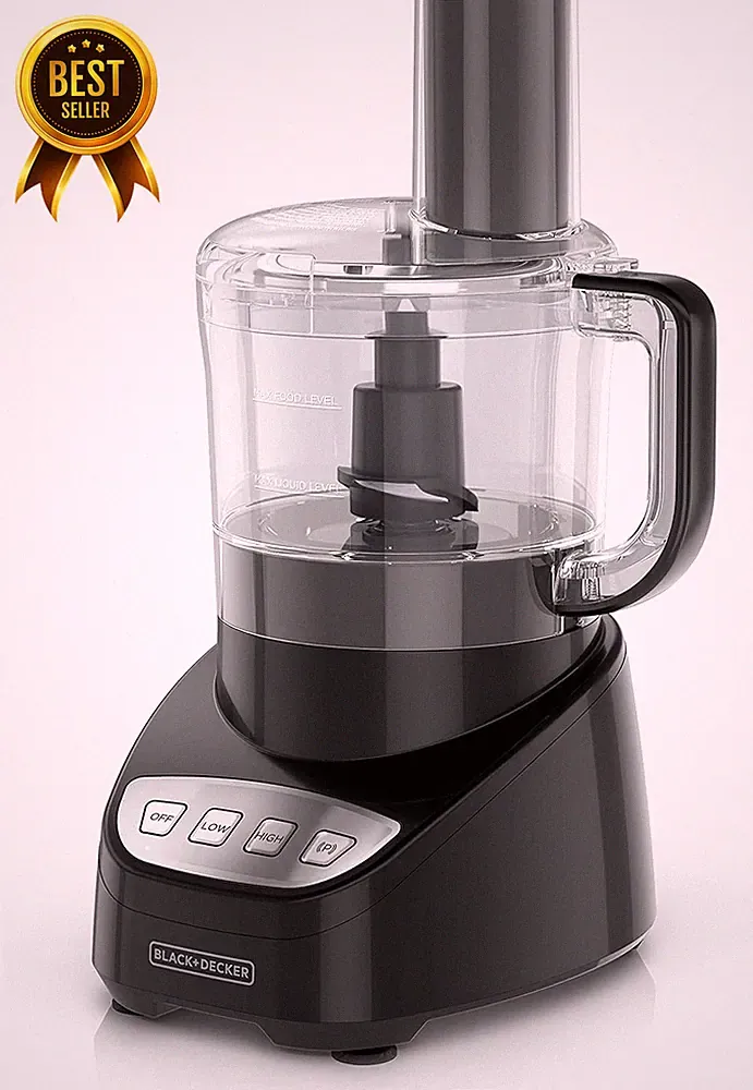 8-Cup Food Processor 450W Stainless Steel S-Blade Chop Slice Shred Puree Easy As