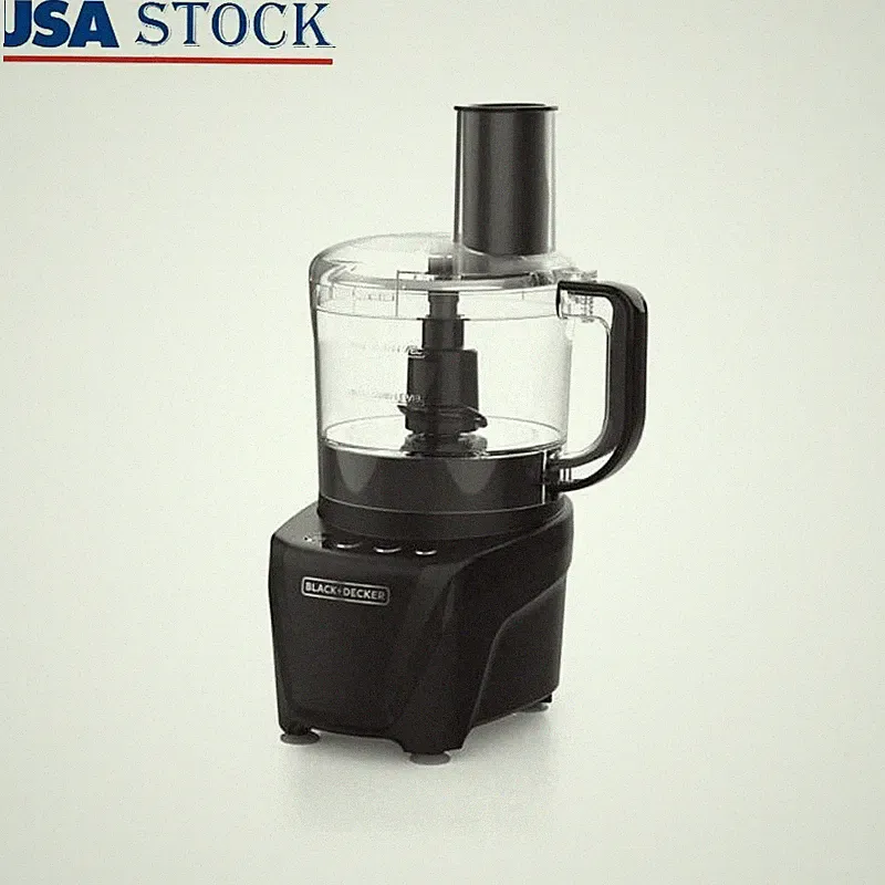 8-Cup Food Processor 850W Easy Assembly 2 Speeds Pulse Dishwasher Safe New