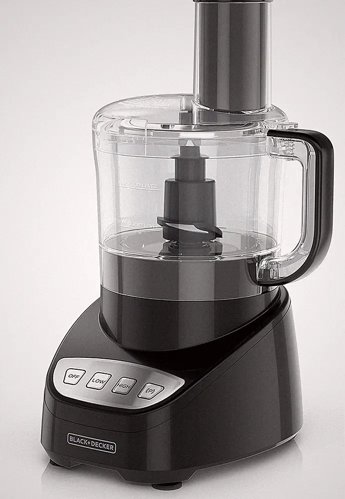 8-Cup Food Processor, Easy Assembly, Stainless Steel S-Blade, Shred, Slice, Chop