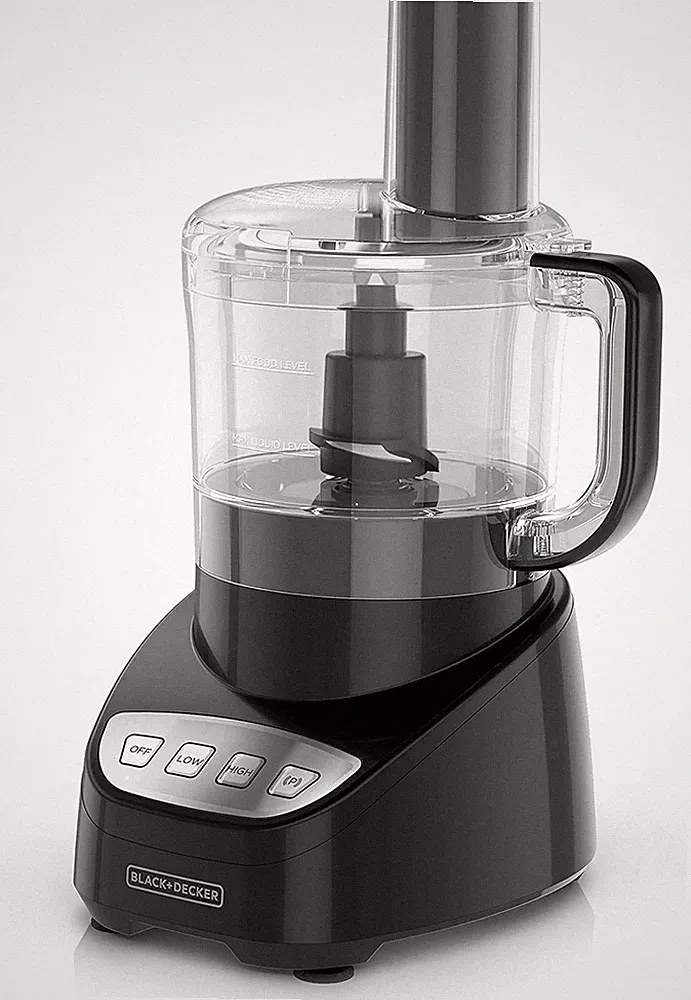 8-Cup Food Processor, Easy Assembly, Stainless Steel S-Blade, Shred, Slice, Chop