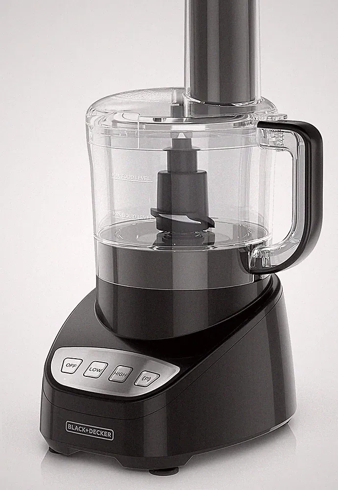 8-Cup Food Processor, Easy Assembly, Stainless Steel S-Blade, Shred, Slice, Chop
