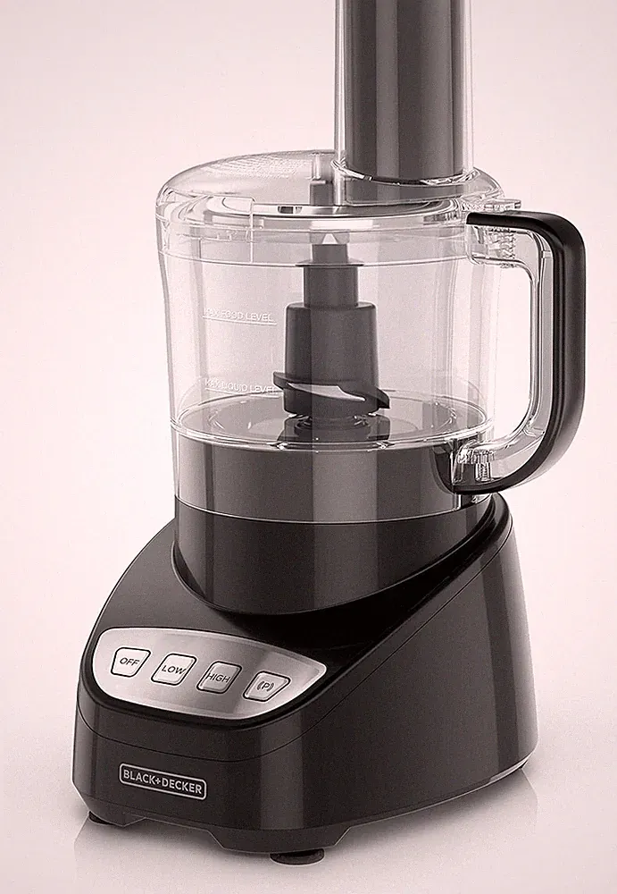 8-Cup Food Processor, Easy Assembly, Stainless Steel S-Blade, Shred, Slice, Chop