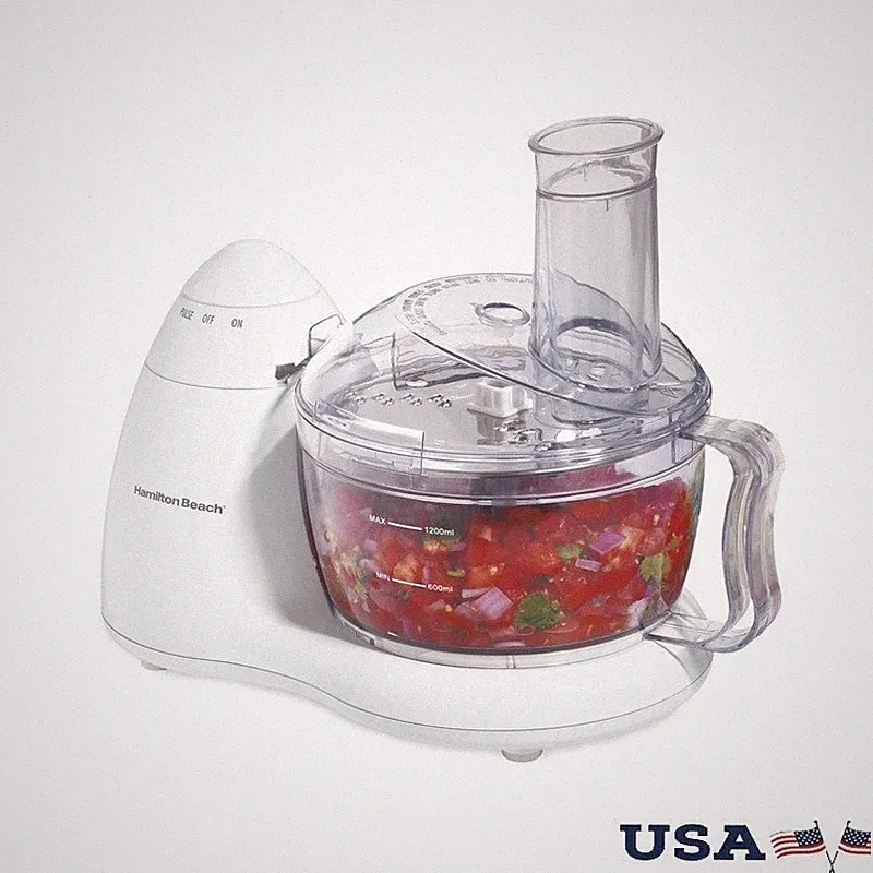 8 Cup Food Processor Slicing Chopping Mixing Shredding Dishwasher Safe BPA Free