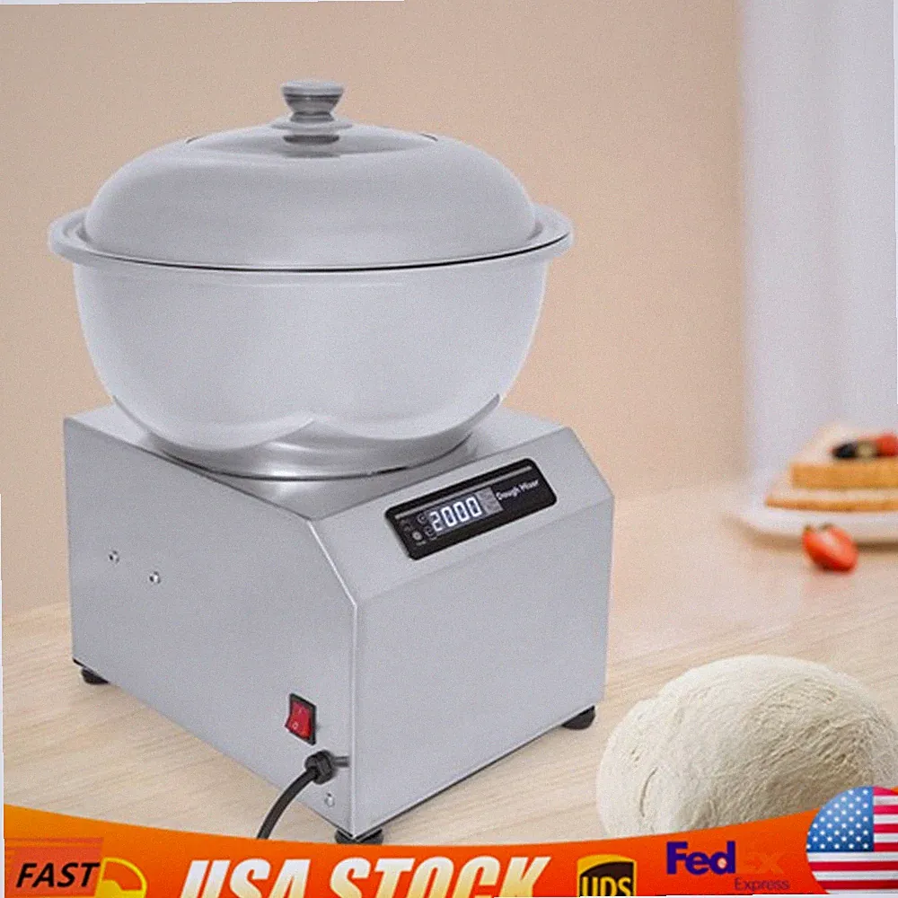 8kg Commercial Dough Food Mixer Machine Dough Mixing and Kneading Processor 110V