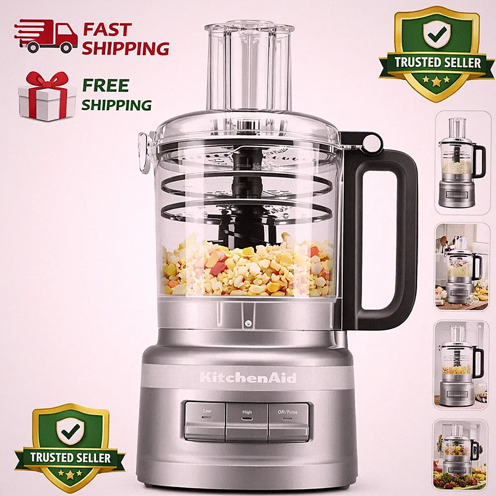 9 Cup Food Processor Plus - Contour Silver