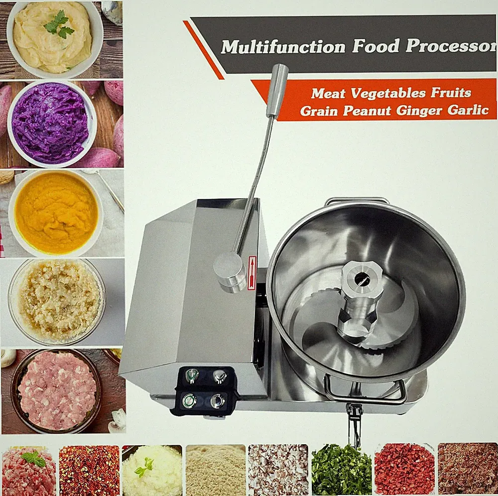 9L Commercial Meat Vegetable Food Processor 110V Electric Vegetable Blender